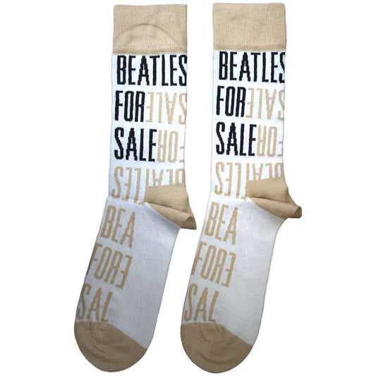 The Beatles Unisex Ankle Socks: For Sale Text Repeat