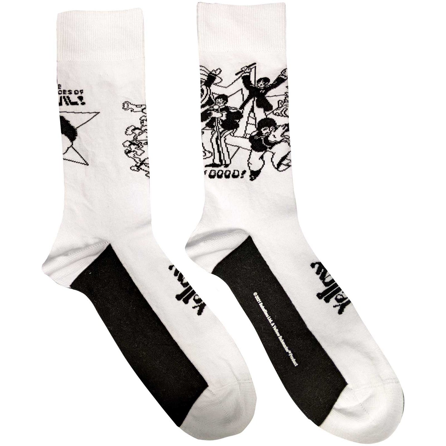 The Beatles Good V Evil Unisex Ankle Socks