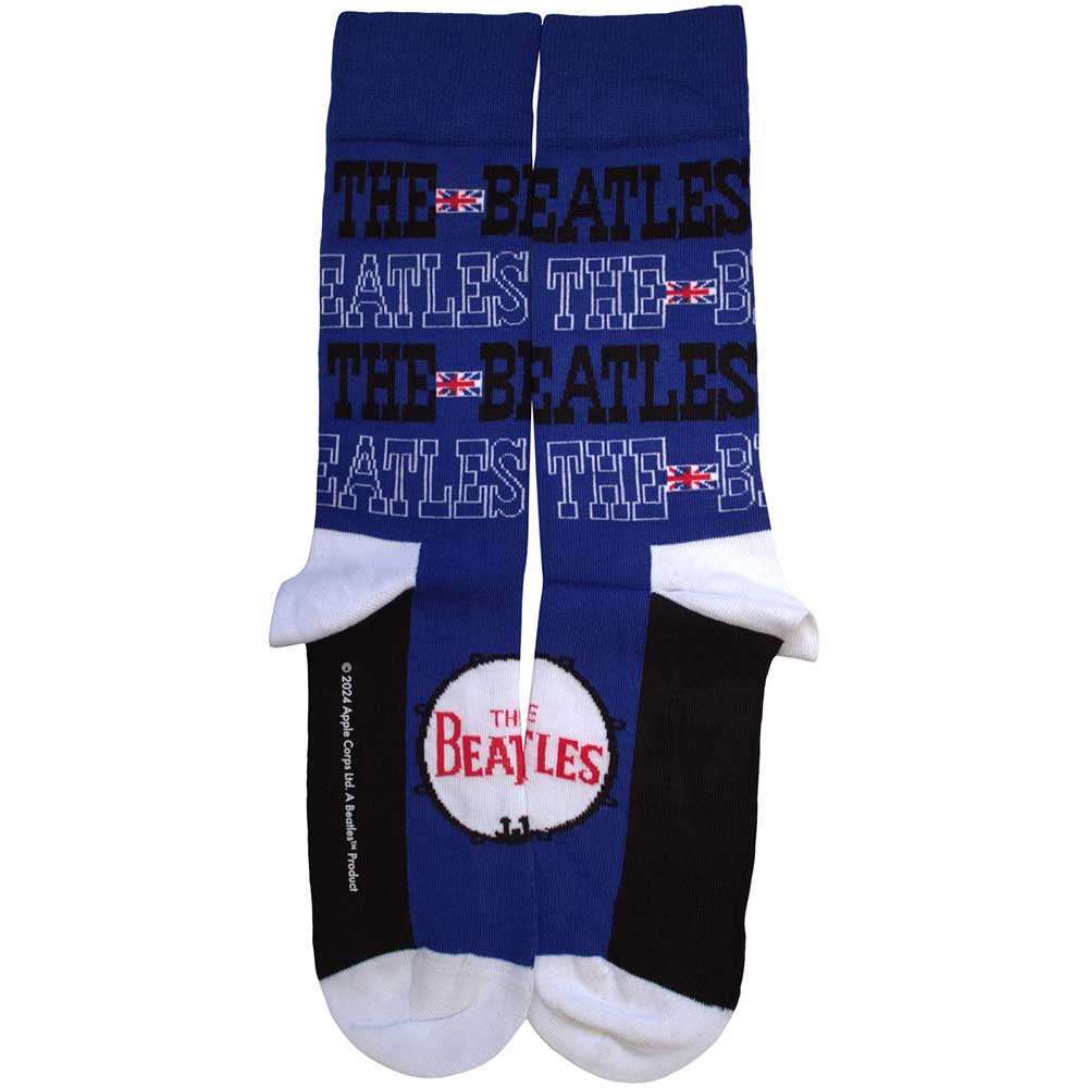 The Beatles Ankle Socks: Budokan Poster & Drum Logo