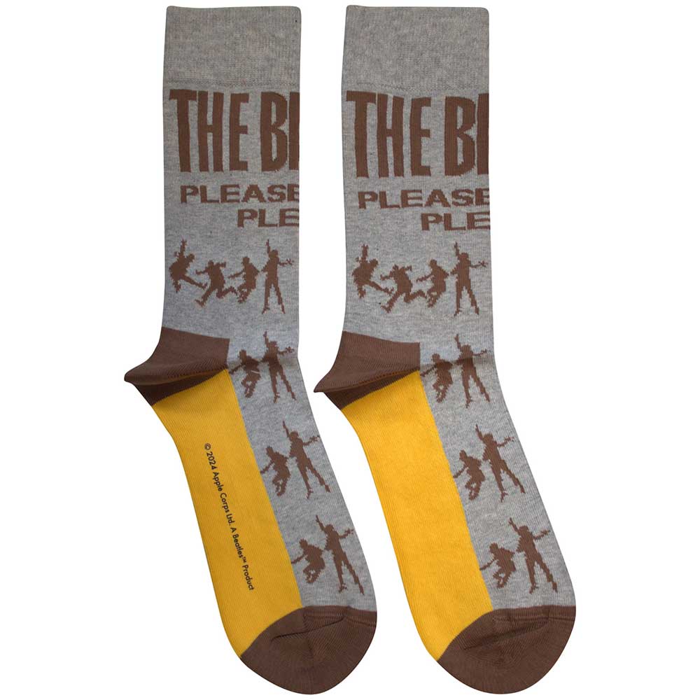 The Beatles Unisex Ankle Socks: Please Please Me Silhouettes
