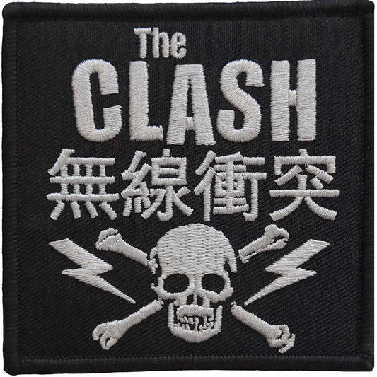 The Clash Skull a Crossbones Woven Patch