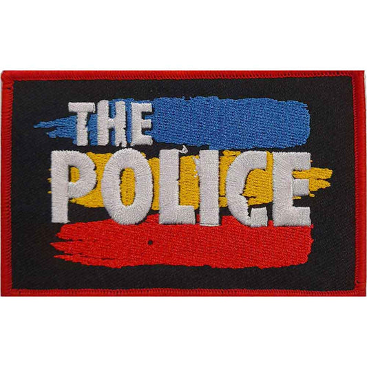 The Police 3 Stripes Logo Woven Patch