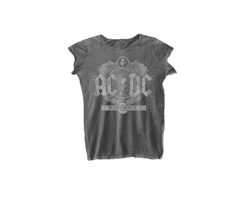 AC/DC LADIES T-SHIRT: BLACK ICE