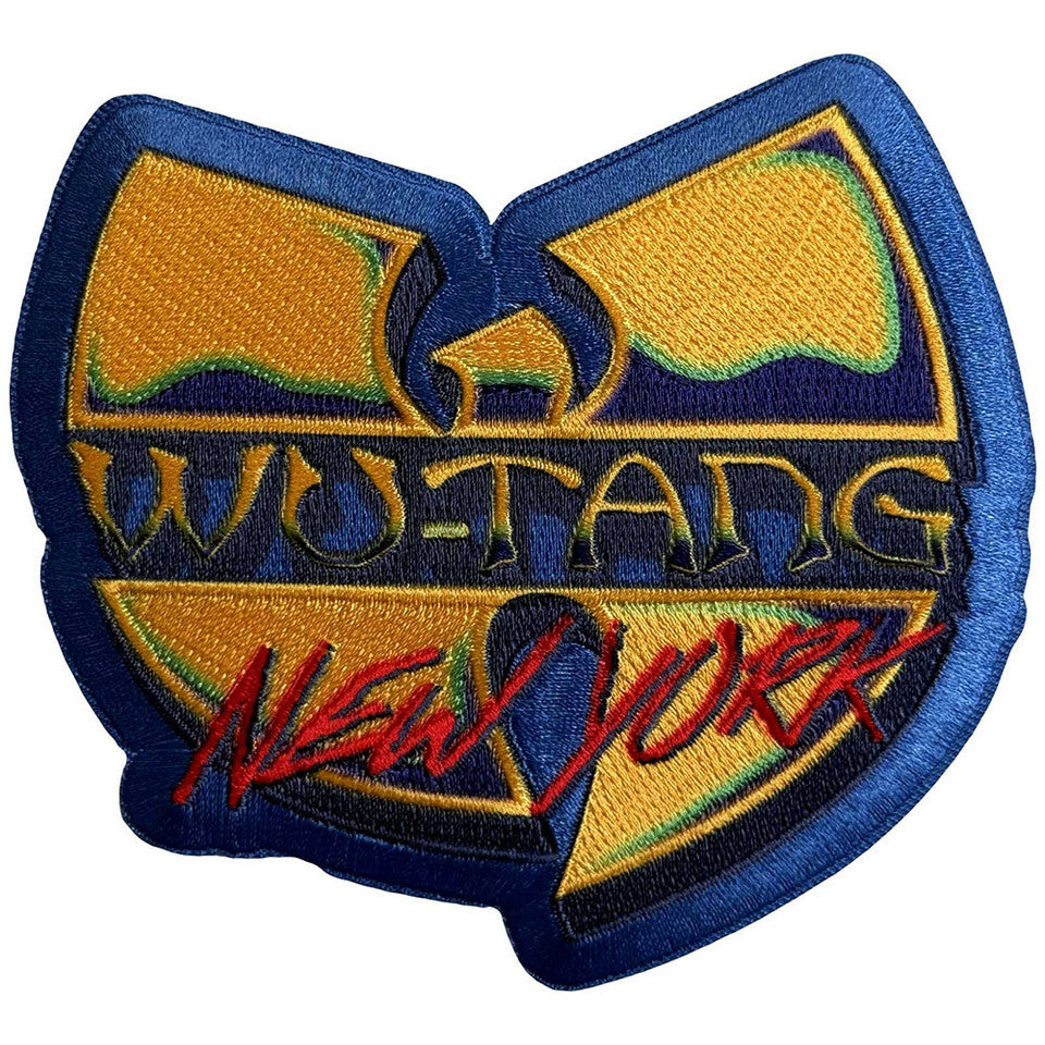 Wu-Tang Clan New York Logo Blue Patch
