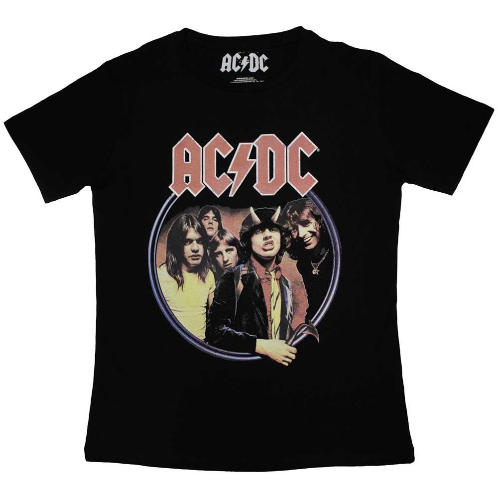 Ac/dc Highway To Hell Circle T-shirt