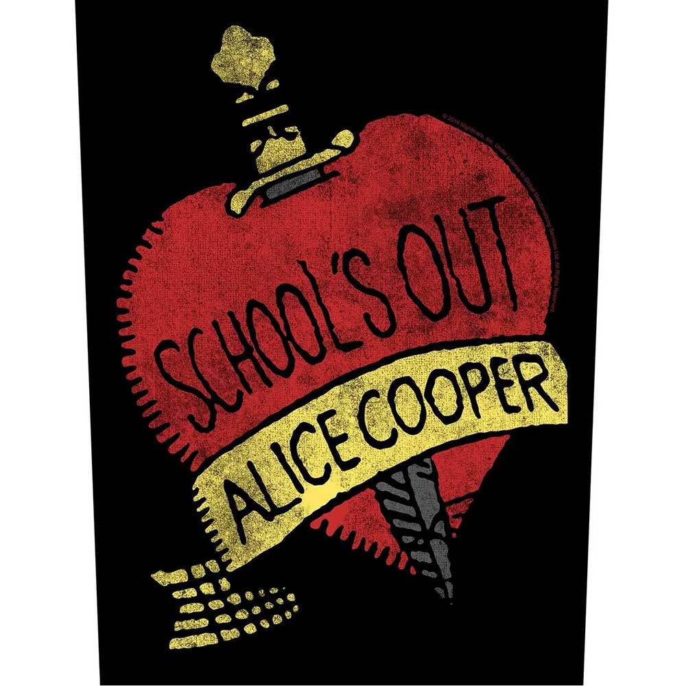 ALICE COOPER BACK PATCH: SCHOOL'S OUT