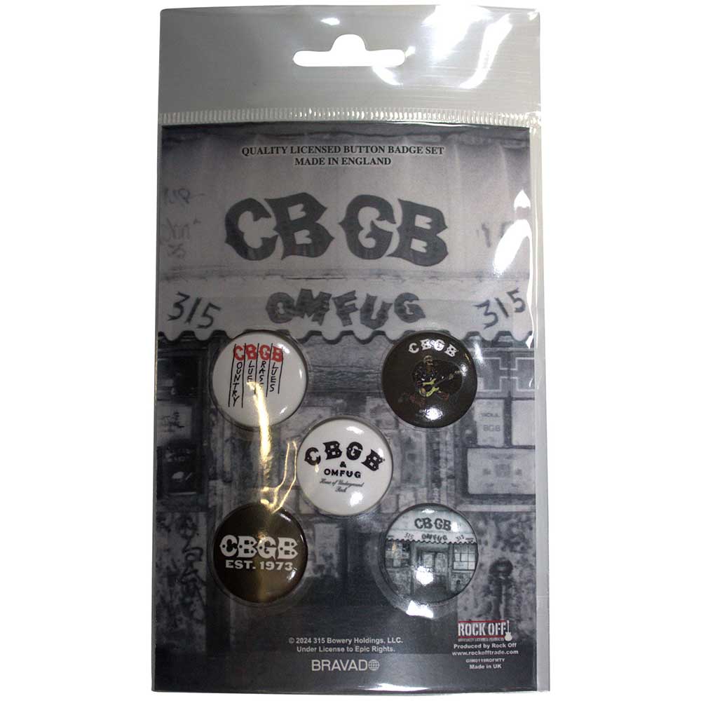 CBGB Button Badge Pack