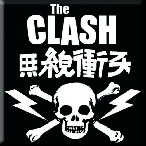 THE CLASH FRIDGE MAGNET: SKULL & CROSSBONES