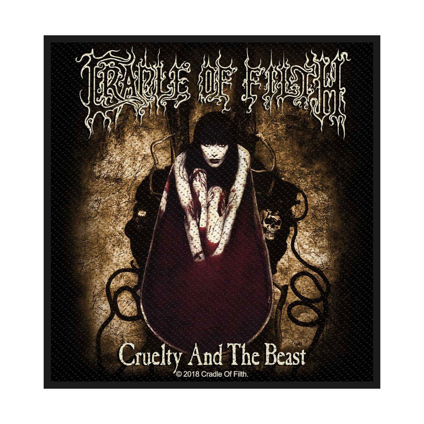 CRADLE OF FILTH STANDARD PATCH: CRUELTY AND THE BEAST