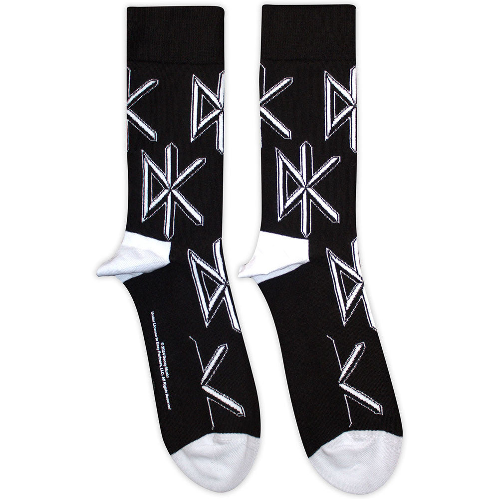 Dead Kennedys Dk Logo Repeat socks