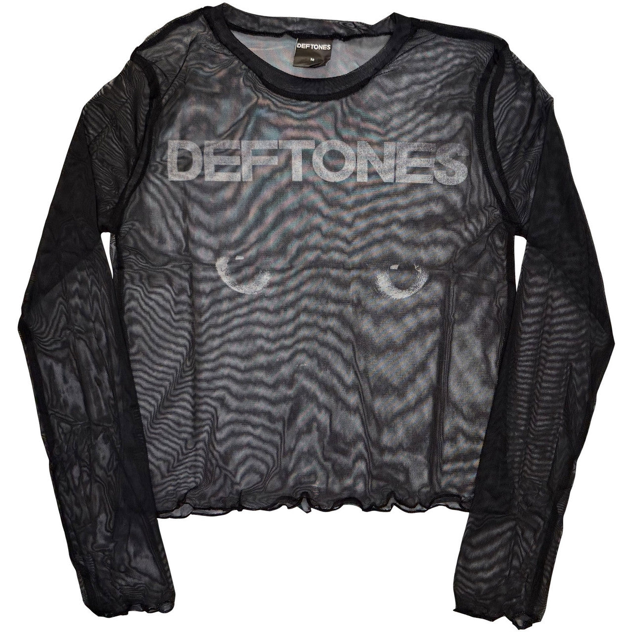 Deftones Sphynx Ladies  Mesh Crop Top