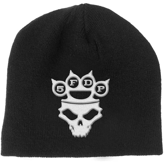 Five Finger Death Punch Knuckle-duster Logo a Skull Beanie Hat