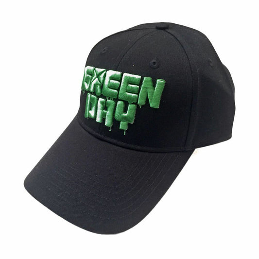 GREEN DAY UNISEX BASEBALL CAP: DRIPPING LOGO