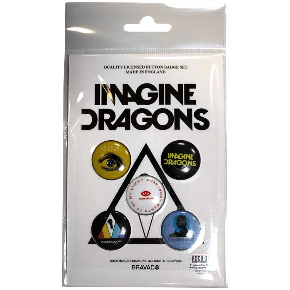 Imagine Dragons Enemy Badge Pack