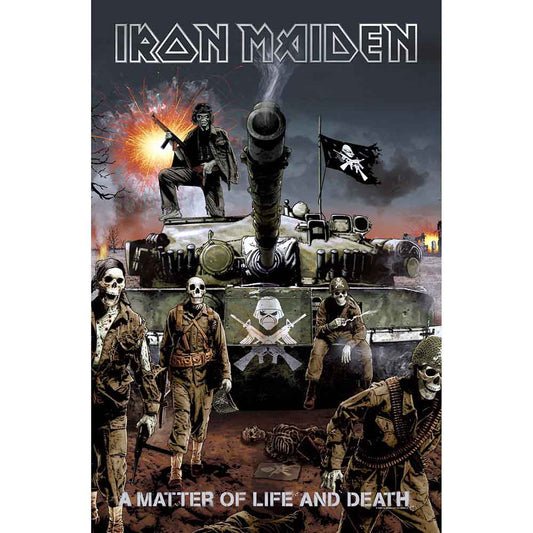 Iron Maiden A Matter of Life And Death Textile Poster