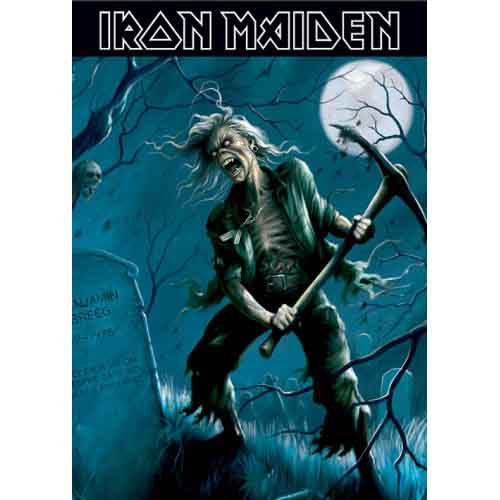Iron Maiden Benjamin Breeg Postcard
