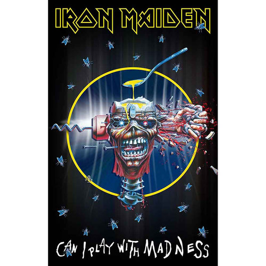Iron Maiden Can I Play With Madness Textile Poster