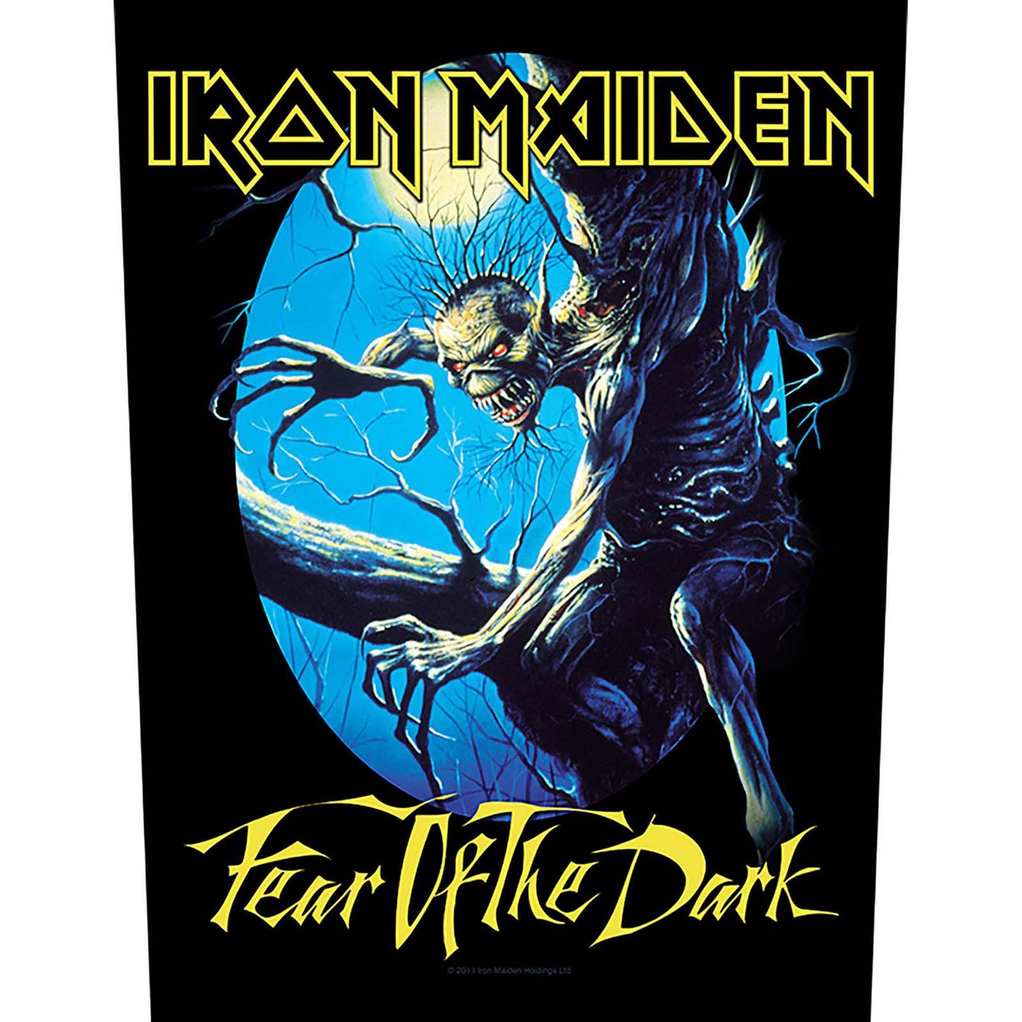 IRON MAIDEN BACK PATCH: FEAR OF THE DARK