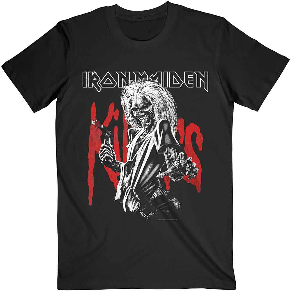 Iron Maiden Killers Eddie Large Graphic Distress Unisex T-Shirt