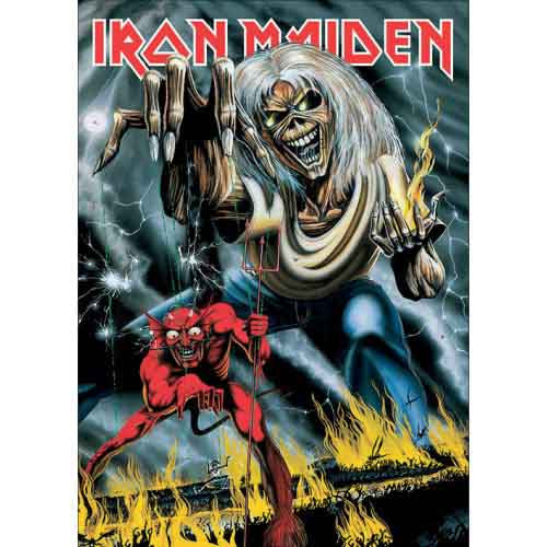Iron Maiden Number of the Beast Postcard
