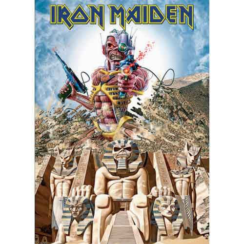 Iron Maiden Somewhere Back In Time Postcard