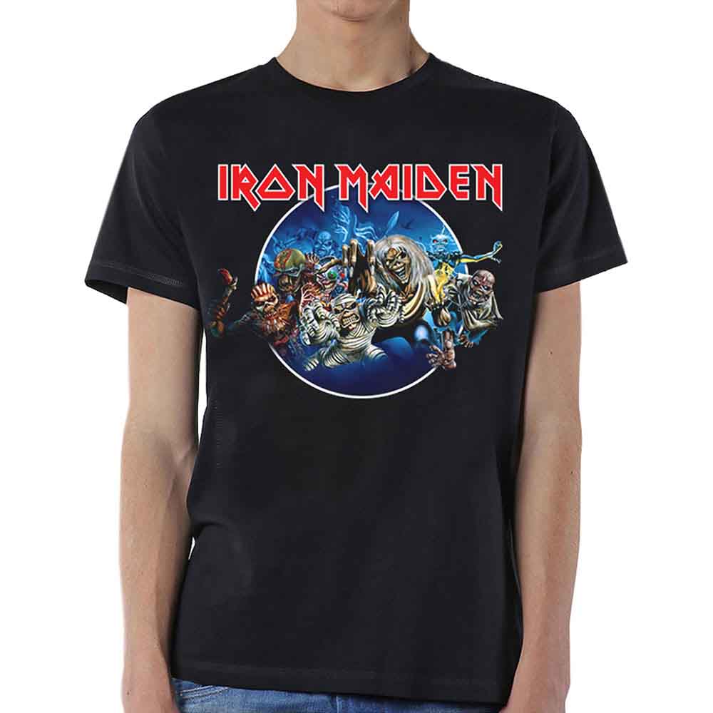Iron Maiden Wasted Years Circle Unisex T-Shirt