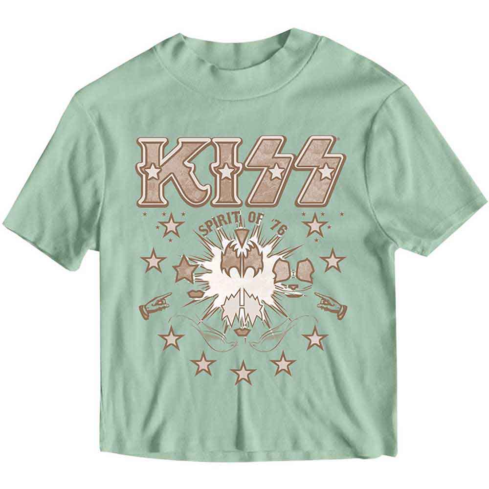 Kiss Spirit of 76 Ladies Crop Top