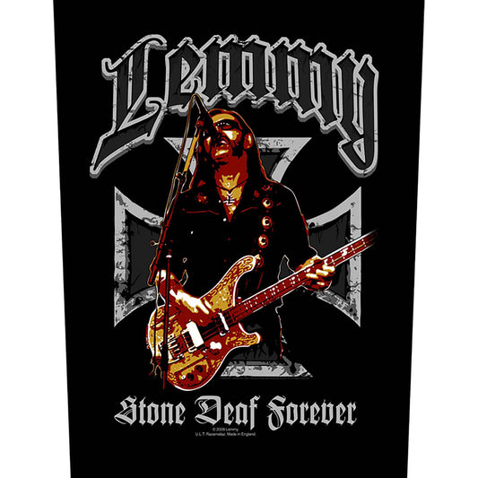 LEMMY BACK PATCH: STONE DEAF