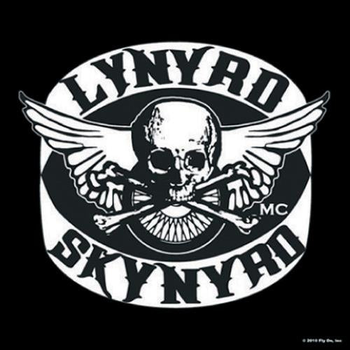 LYNYRD SKYNYRD SINGLE CORK COASTER: BIKER PATCH