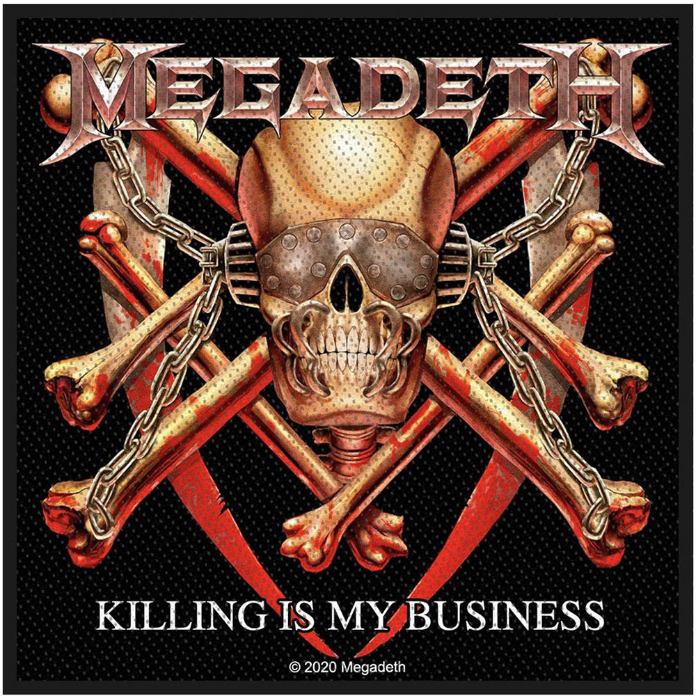 MEGADETH STANDARD PATCH: KILLING IS MY BUSINESS