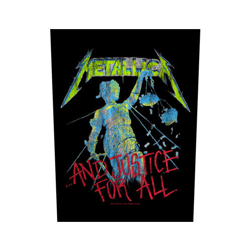 METALLICA BACK PATCH: AND JUSTICE FOR ALL