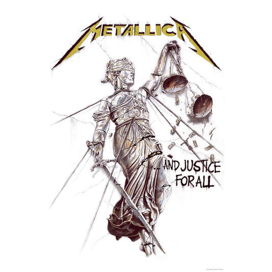 Metallica and Justice for All Textile Poster