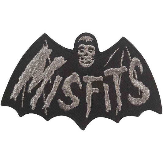 Misfits Woven Patch: Bat Logo