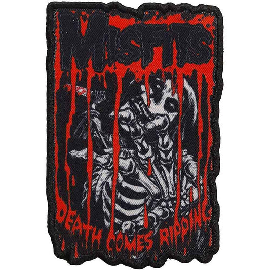 Misfits Printed Patch: Death Comes Ripping