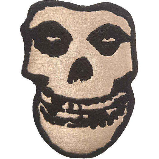 Misfits Woven Patch: Gold Skull