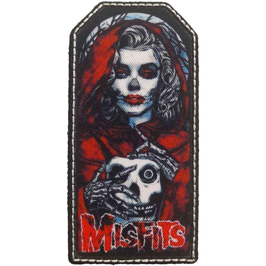 Misfits Printed Patch: Lady Skull