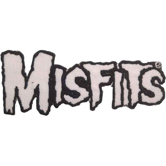 Misfits Woven Patch: White Logo