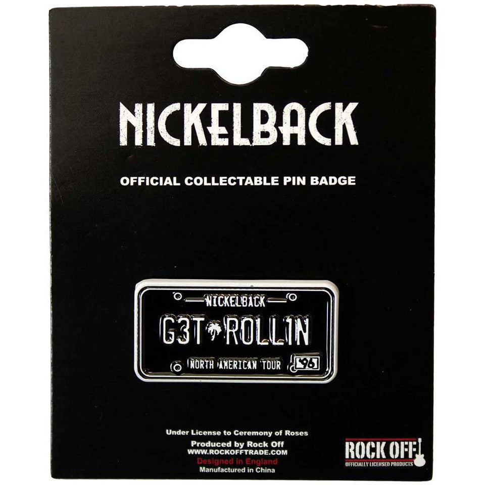 Nickelback License Plate Keychain