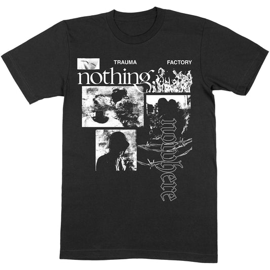 NOTHING,NOWHERE UNISEX T-SHIRT: TRAUMA FACTOR V.1