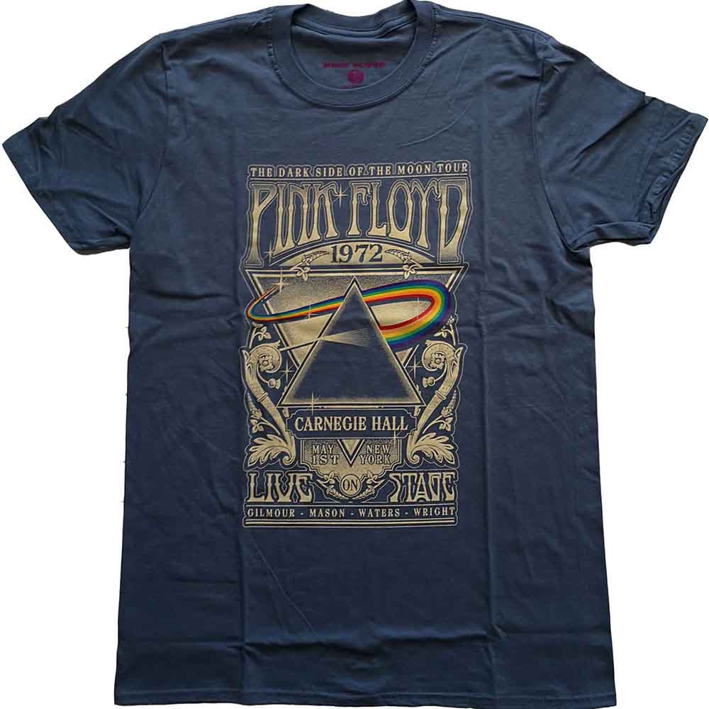 Pink Floyd Carnegie Hall Poster Ladies T-Shirt