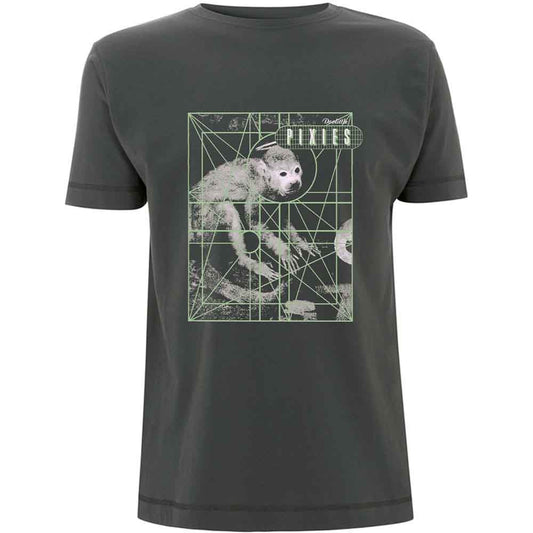 Pixies Monkey Grid Unisex T-Shirt