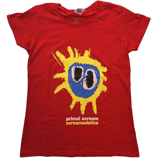 Primal Scream Screamadelica Ladies T-Shirt