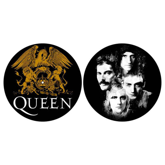 Queen Crest a Faces Turntable Slipmat Set
