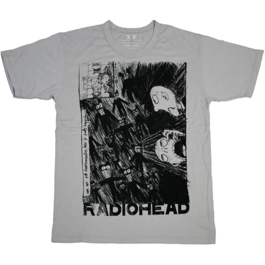 RADIOHEAD UNISEX T-SHIRT: SCRIBBLE