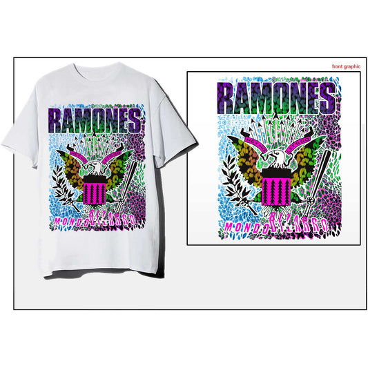 RAMONES UNISEX T-SHIRT: ANIMAL SKIN