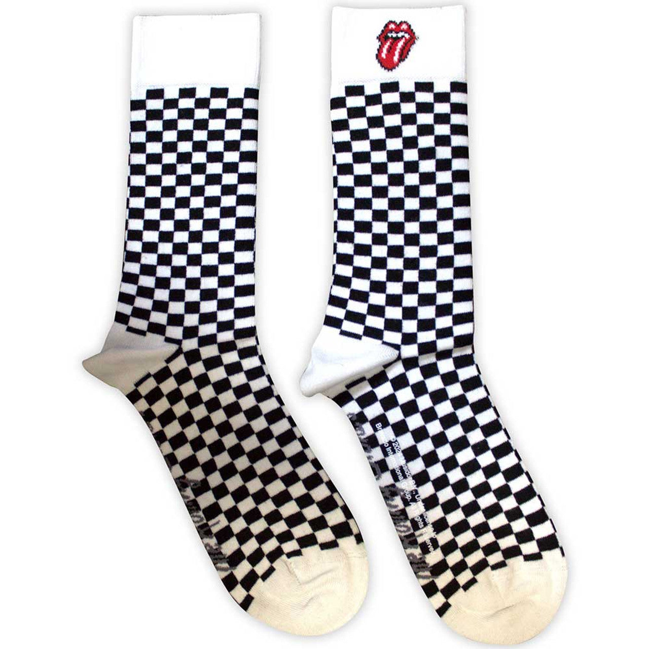 Rolling Stones Check Ankle Socks