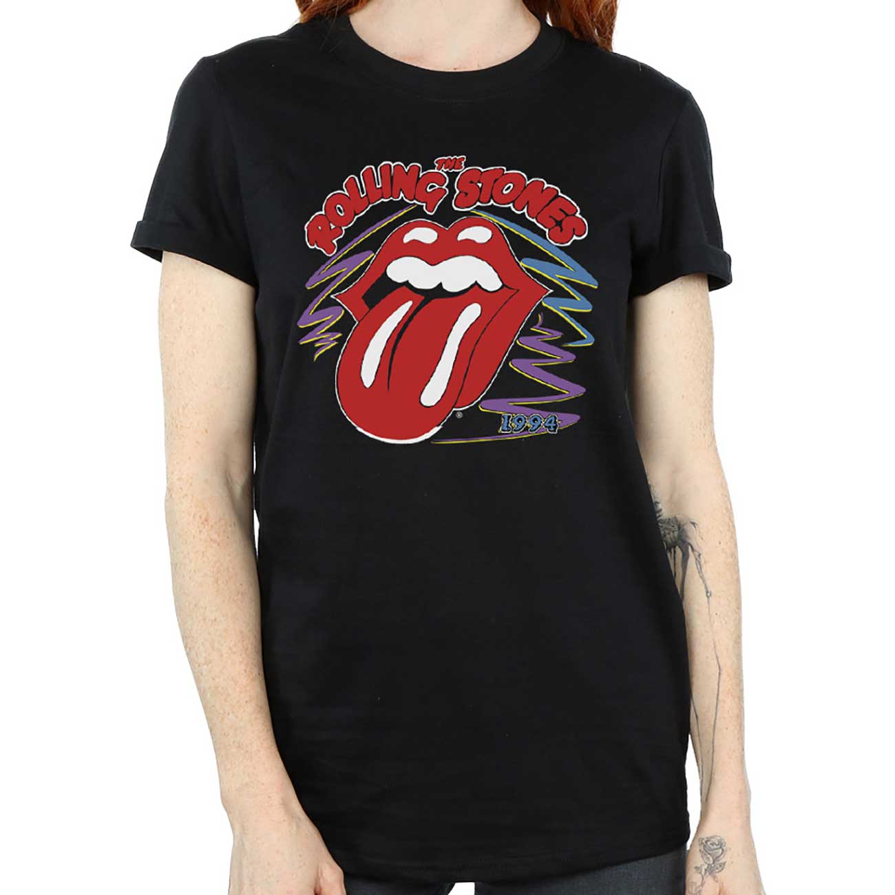 THE ROLLING STONES LADIES T-SHIRT: 1994 TONGUE