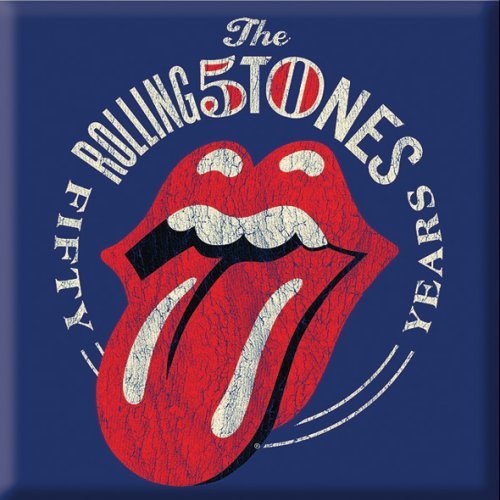 THE ROLLING STONES FRIDGE MAGNET: 50TH ANNIVERSARY VINTAGE