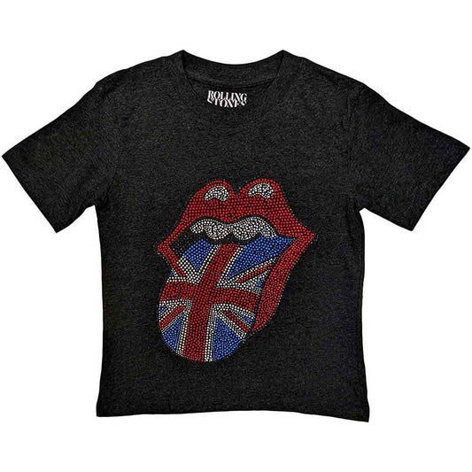 The Rolling Stones British Tongue Embellished Kids T-Shirt