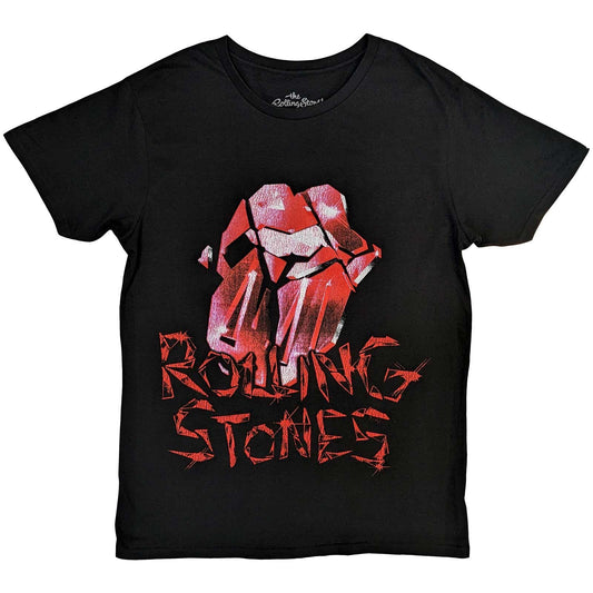 The Rolling Stones Hackney Diamonds Cracked Glass Tongue Unisex T-Shirt